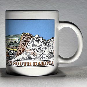 WESTERN SOUTH DAKOTA Mt Rushmore Badlands Wall Drug Store Standard Mug